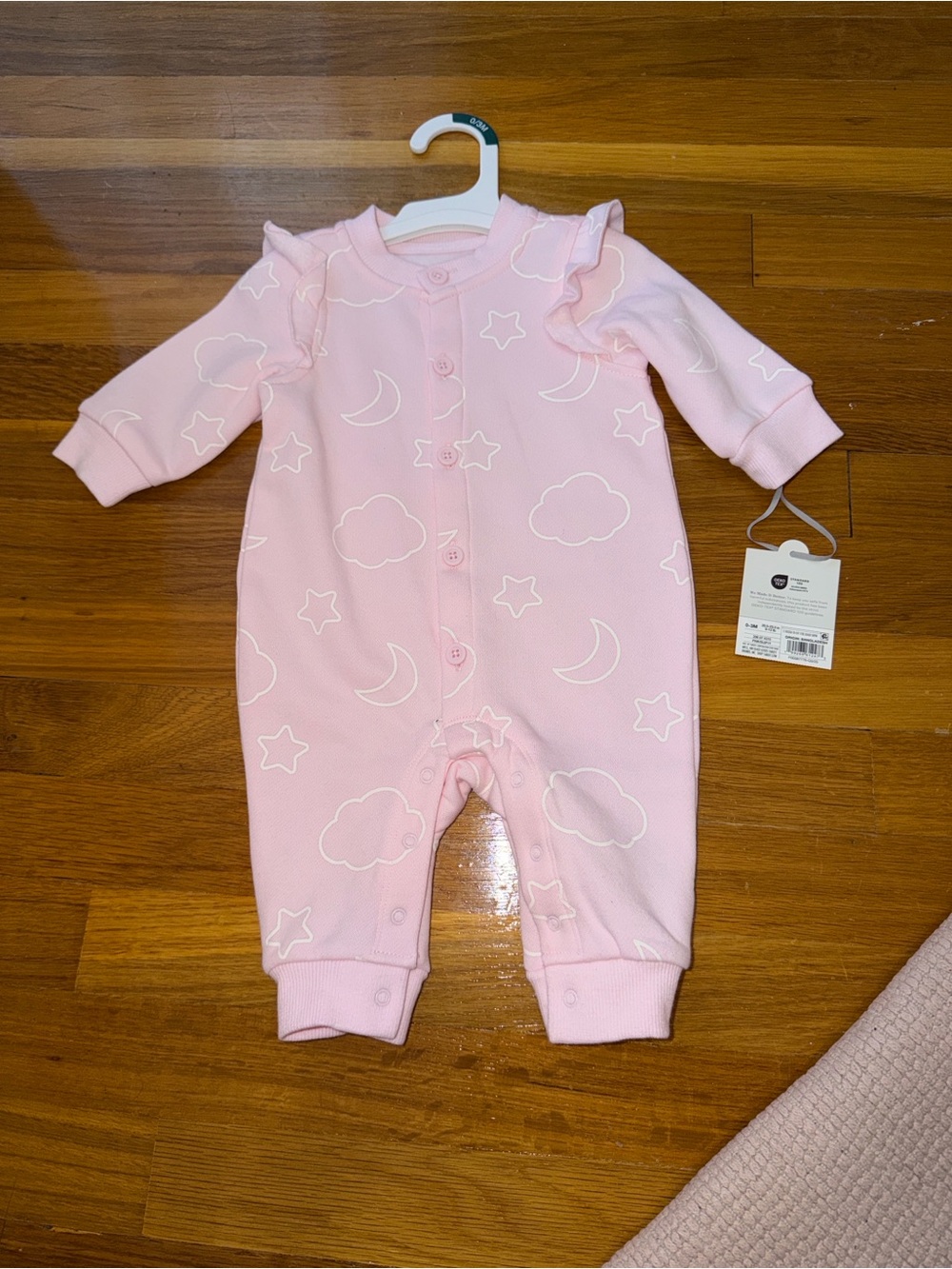 NWT cloud island fleece romper
